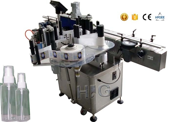 China HIGEE Auto Pill Flat Bottle Labeling Machine Ahesive Sticker Stainless Steel Material supplier